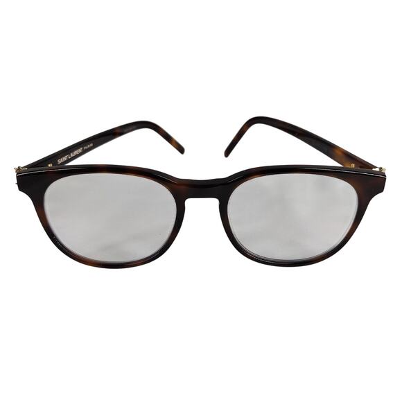 SAINT LAURENT PARIS SL M111 HAVANA TORTOISESHELL DESIGNER EYEGLASSES 52-18-145 - Picture 1 of 10